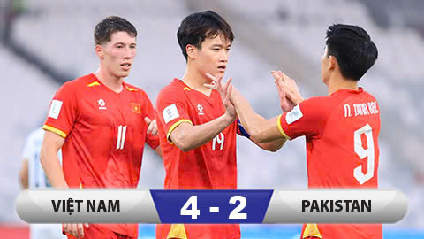 Ngược dòng trước Pakistan, Việt Nam gặp Malaysia trong trận tranh hạng ba